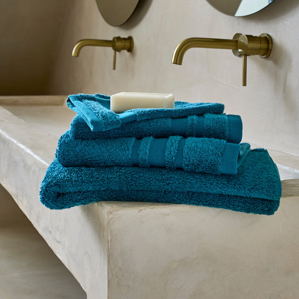 ręcznik LOLA bawełna bleu paon