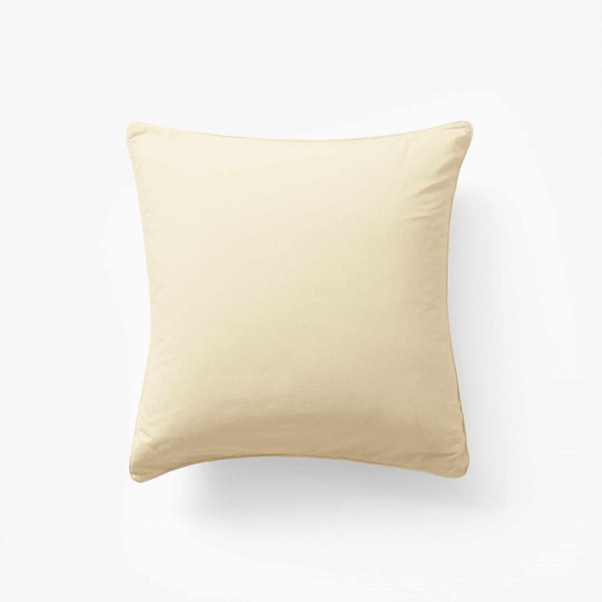 poszewka SOUFLE żółta bawełna organiczna - pościel