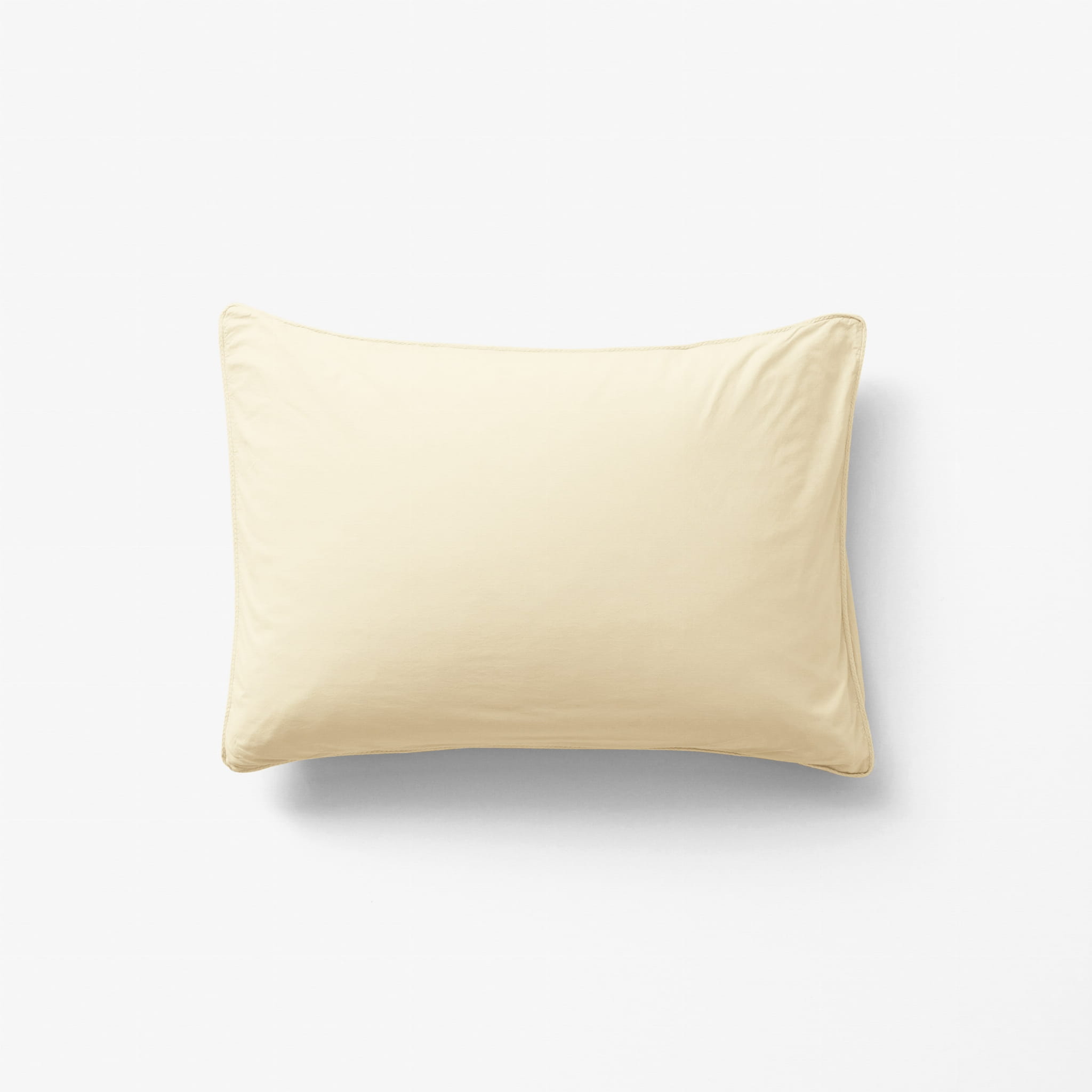 poszewka SOUFLE żółta bawełna organiczna - pościel