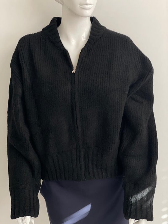 Sweter Bomberka Czarny One Size