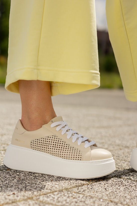 Sneakersy SN41 - 3 Beż groch