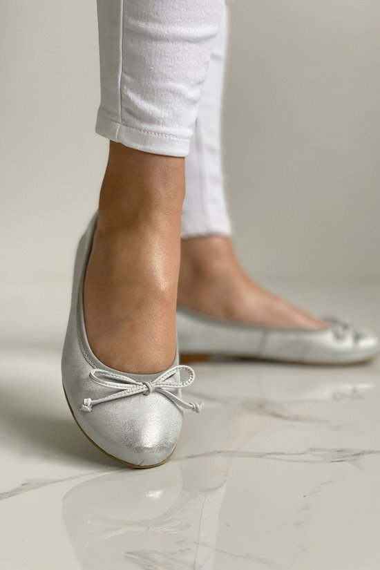 Baleriny damskie 92/110 SREBRO