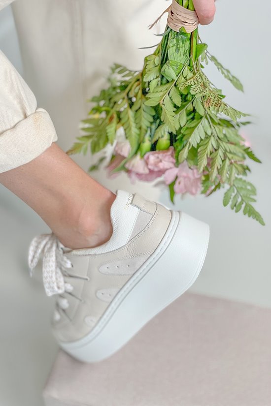 Sneakersy SN41 - 12 Beż lico