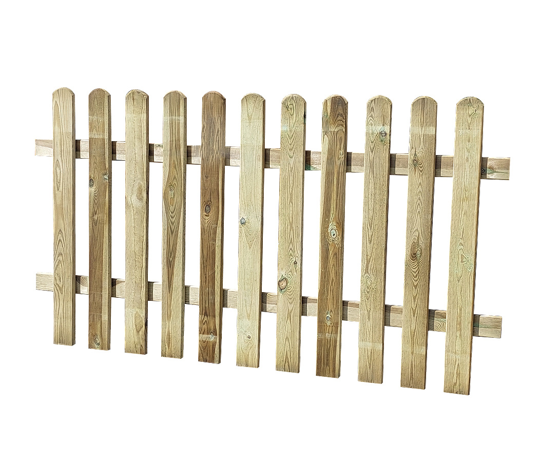 Płot sztachetowy 180 x 80 cm grubość 38mm drewniany impregnowany