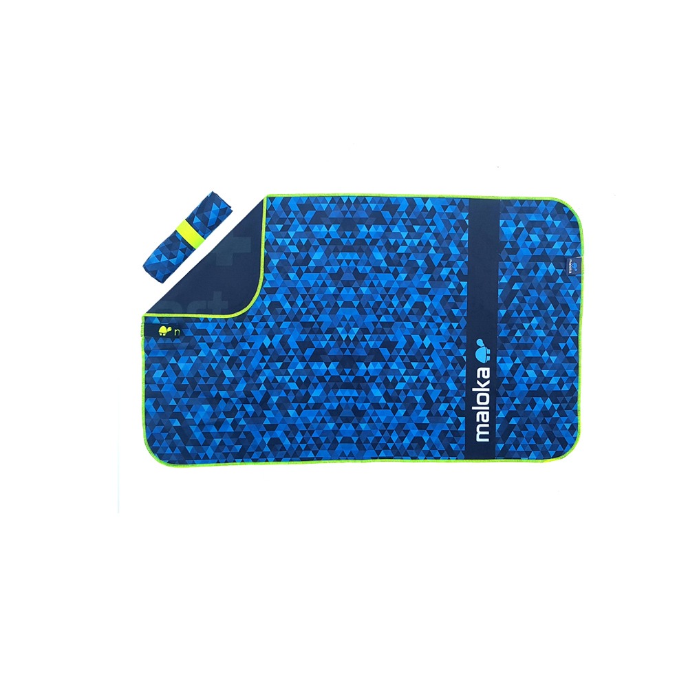 Ręcznik szybkoschnący z mikrofibry - niebieski, rozmiar S