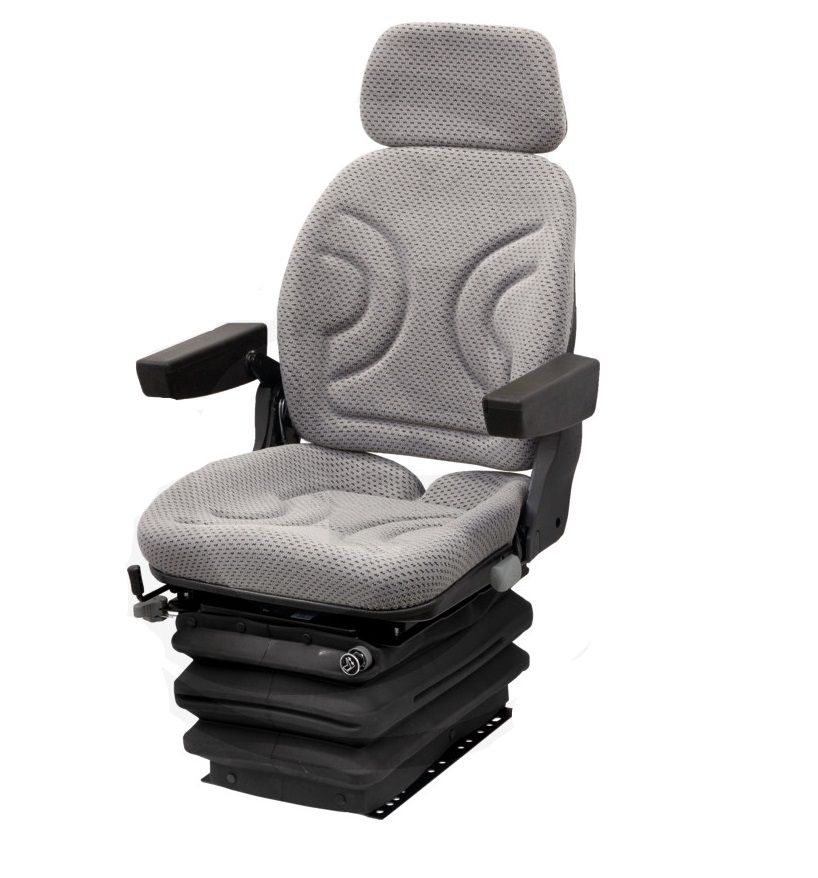 Siedzenie fotel kierowcy szary pneumatyczne 12V 240920005