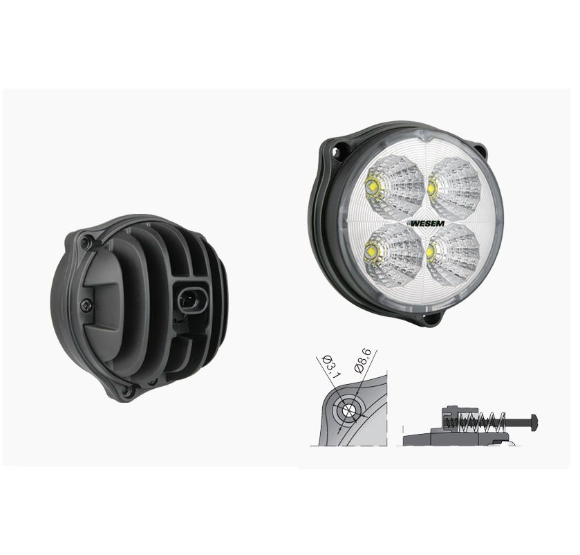 Lampa robocza LED 58° 1000lm AMP SuperSeal CRC5C.51527 Wesem