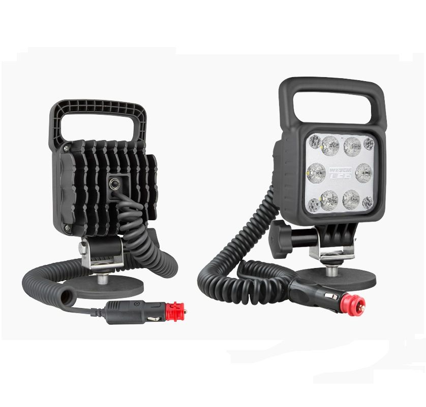 Lampa robocza LED 3000lm z uchwytem magnetycznym, przewodem spiralnym wyłącznik LED9C.53995 Wesem