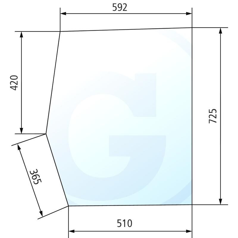 Szyba boczna prawa i lewa Same Taurus Centurion Panther 0.9200.214.0