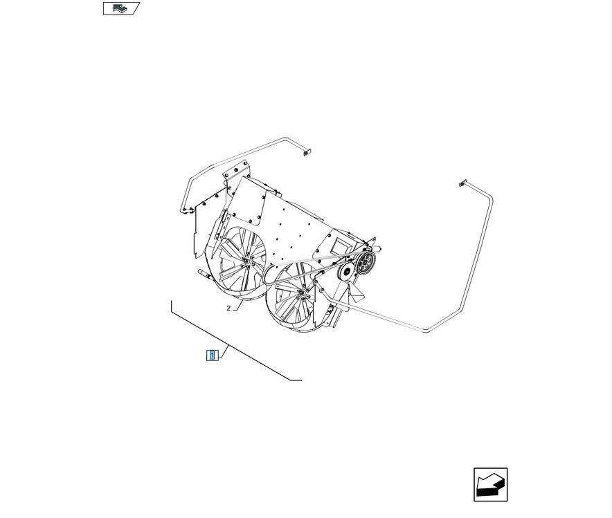 Zestaw DIA Rozrzutnik plew New Holland CX 48033221 CNH