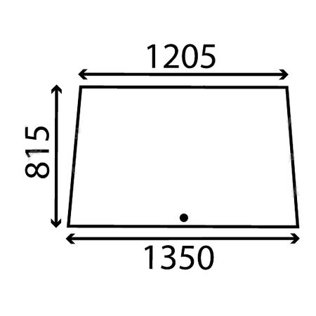 Szyba przednia CASE 644 1246 1255 3223750R1, 520486