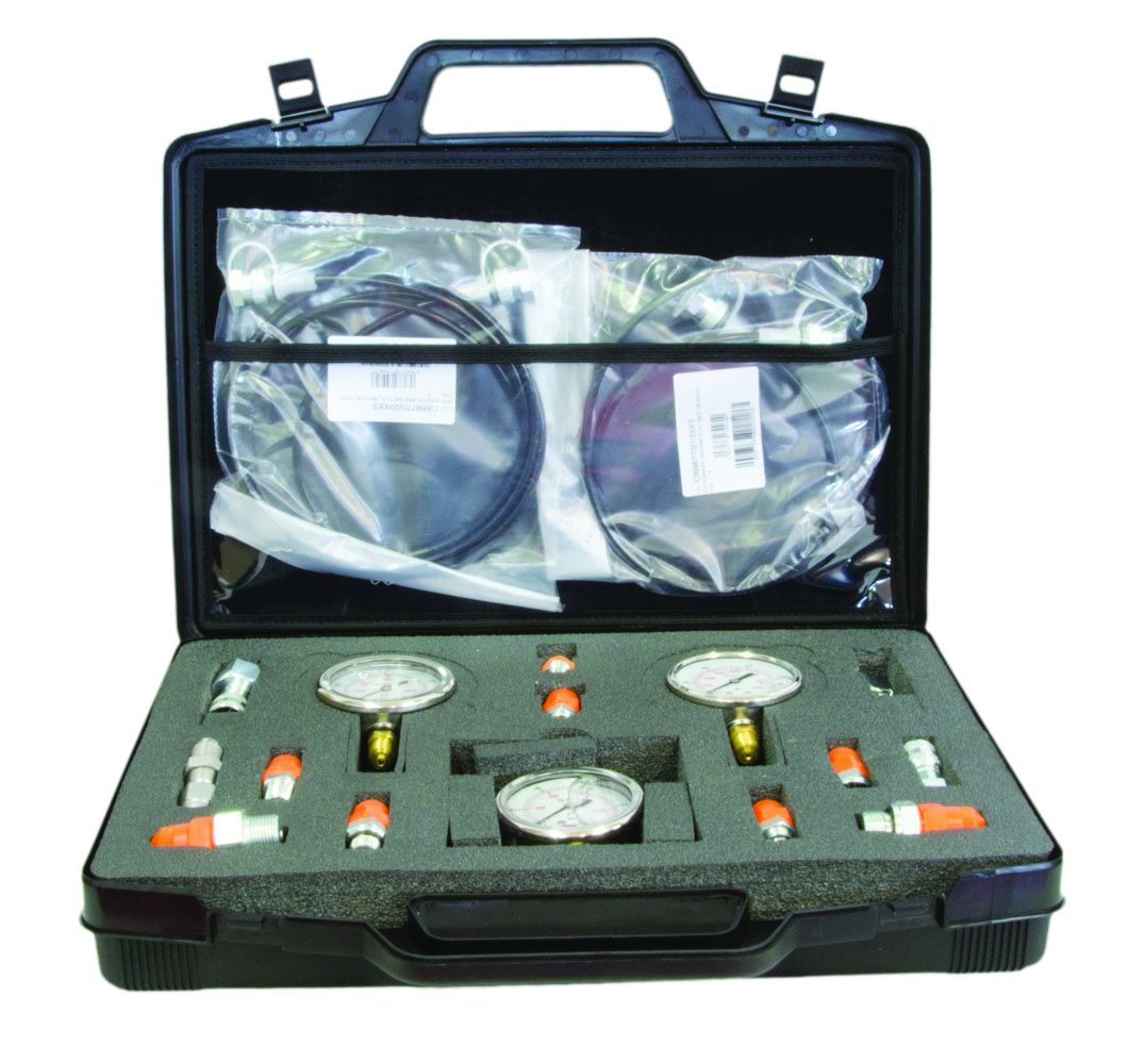 Zestaw 3 manometrów o zakresach 0-100 bar 0-250 bar i 0-400 bar 145174