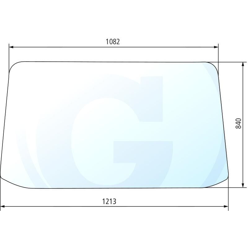 Szyba tylna Belarus MTS 80 920 80-6700011