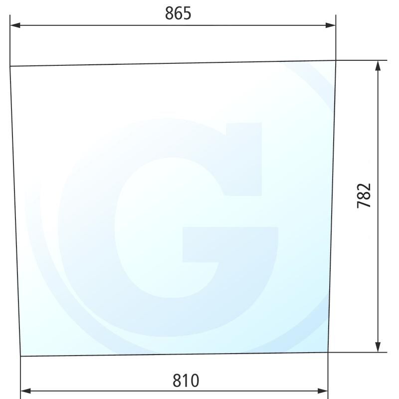 Szyba przednia Hürlimann 0.9231.210.0/10
