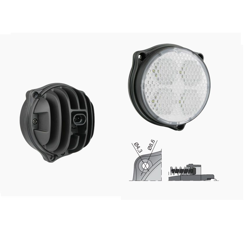 Lampa robocza LED 58° 1000lm SuperSeal 2P Cap CRC5E.51928 Wesem