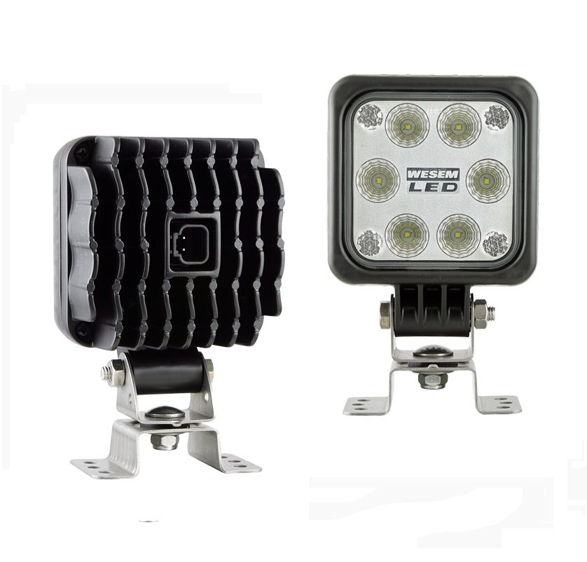 Lampa robocza LED 3000lm uchwyt omega złącze DT04-2P LED9B.53827 Wesem