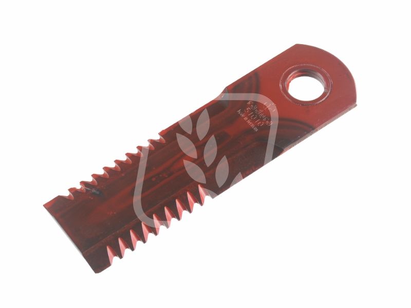 Nóż sieczkarni zębaty 175x50x4,5mm Fi20,1mm RS51010