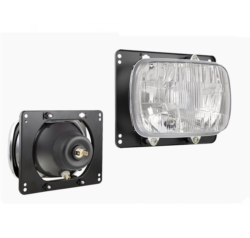 Reflektor przedni typu R2 z żarówką 192x133 RE.27708 Wesem