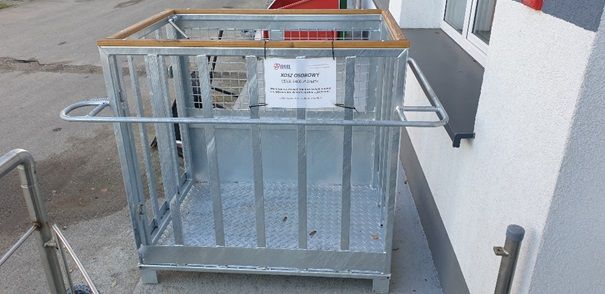 Kosz monterski osobowy ocynk