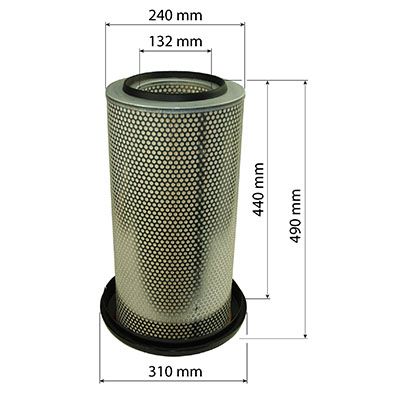 Filtr powietrza Scania 161-68 AM448