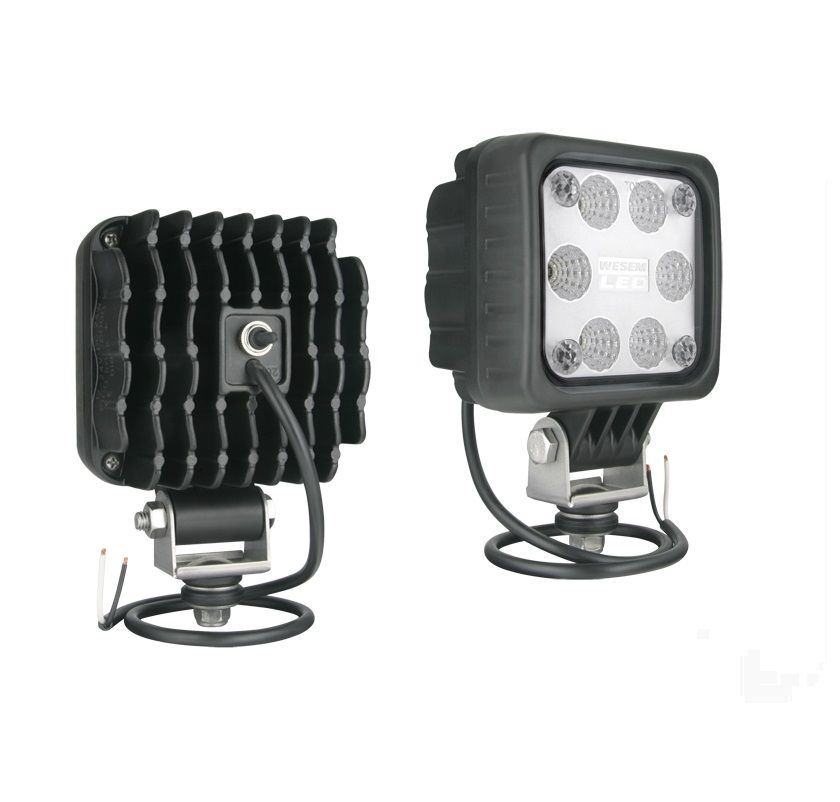 Lampa robocza LEDF 100x100-50° 1500lm 48V+przew.0.5m,wył LED1F.47484 Wesem