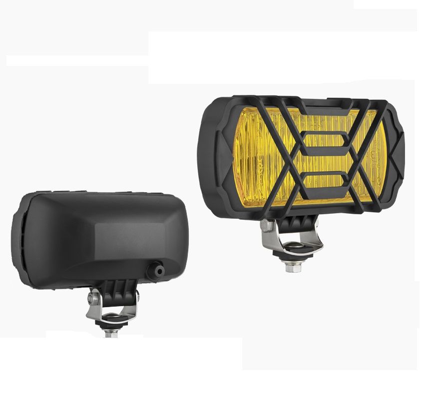 Przeciwmgielny reflektor halogenowy żółty z kratką HP1A.46920 Wesem