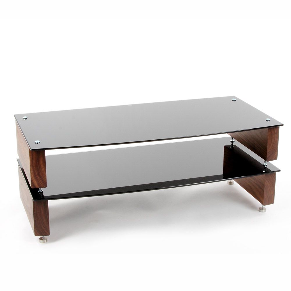 Stolik custom design milan 6 lcd 2 walnut