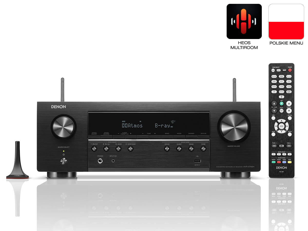 Amplituner sieciowy 7.2 hd denon avr-s760h