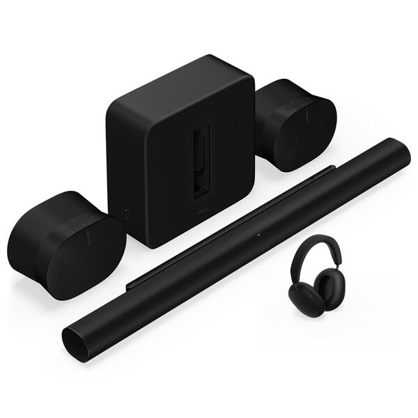 Zestaw sonos arc ultra + 2 x era 300 + sub 4 + ace
