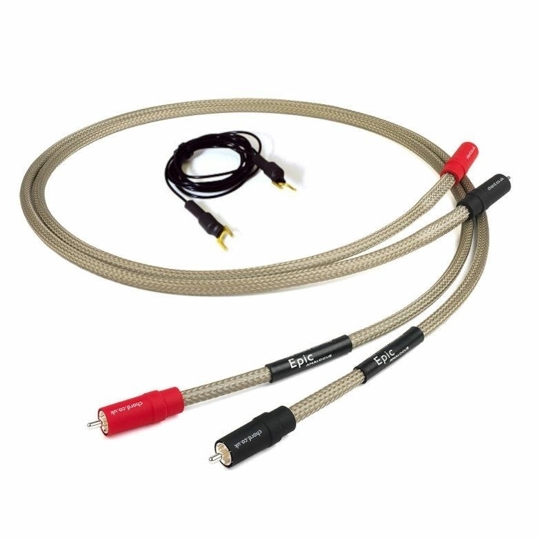 Chord epic x - interkonekt rca z uziemieniem - 1,2m