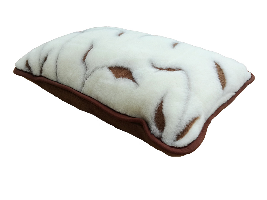 poduszka wełniana camel ciemny/kaszmir benjamin 50x60 (+-3cm)