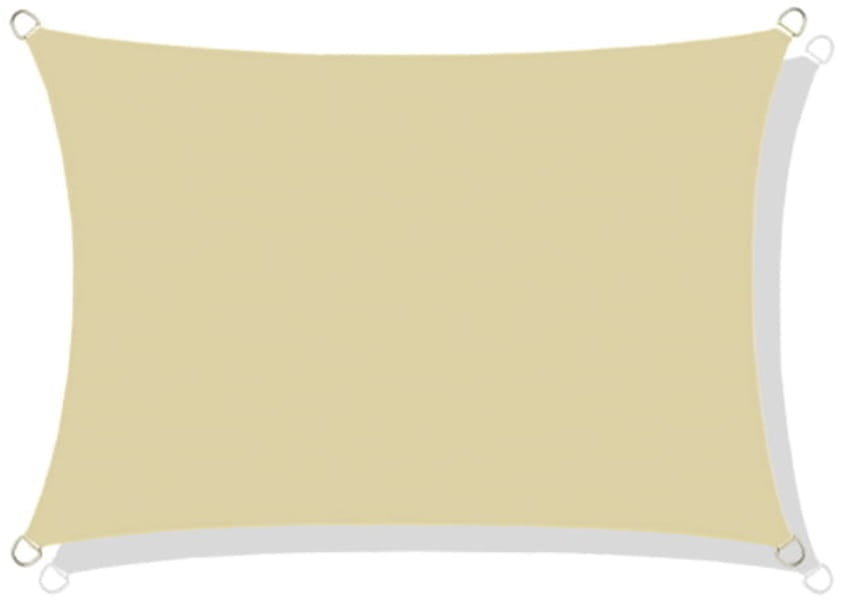 Żagiel przeciwsłoneczny wodoodporny codura 3x2m beżowy