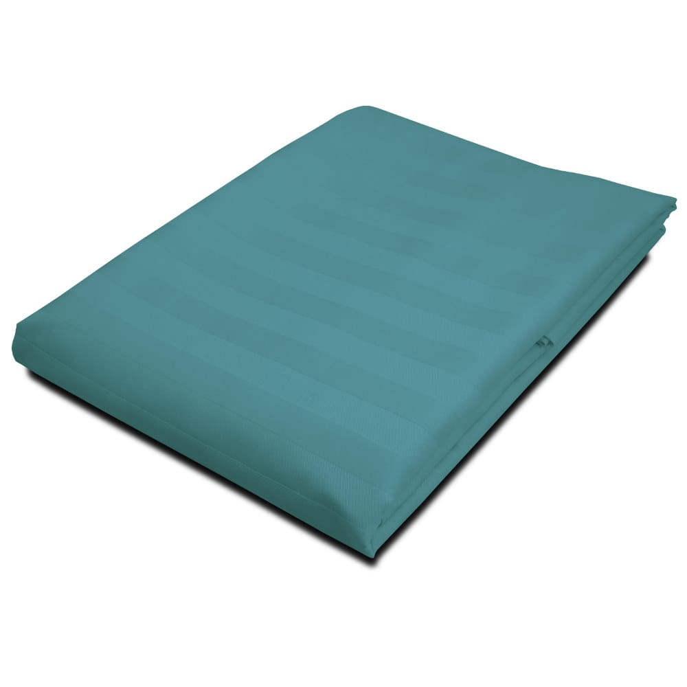 Prześcieradło bez gumki pasy 160x240 bambus morski