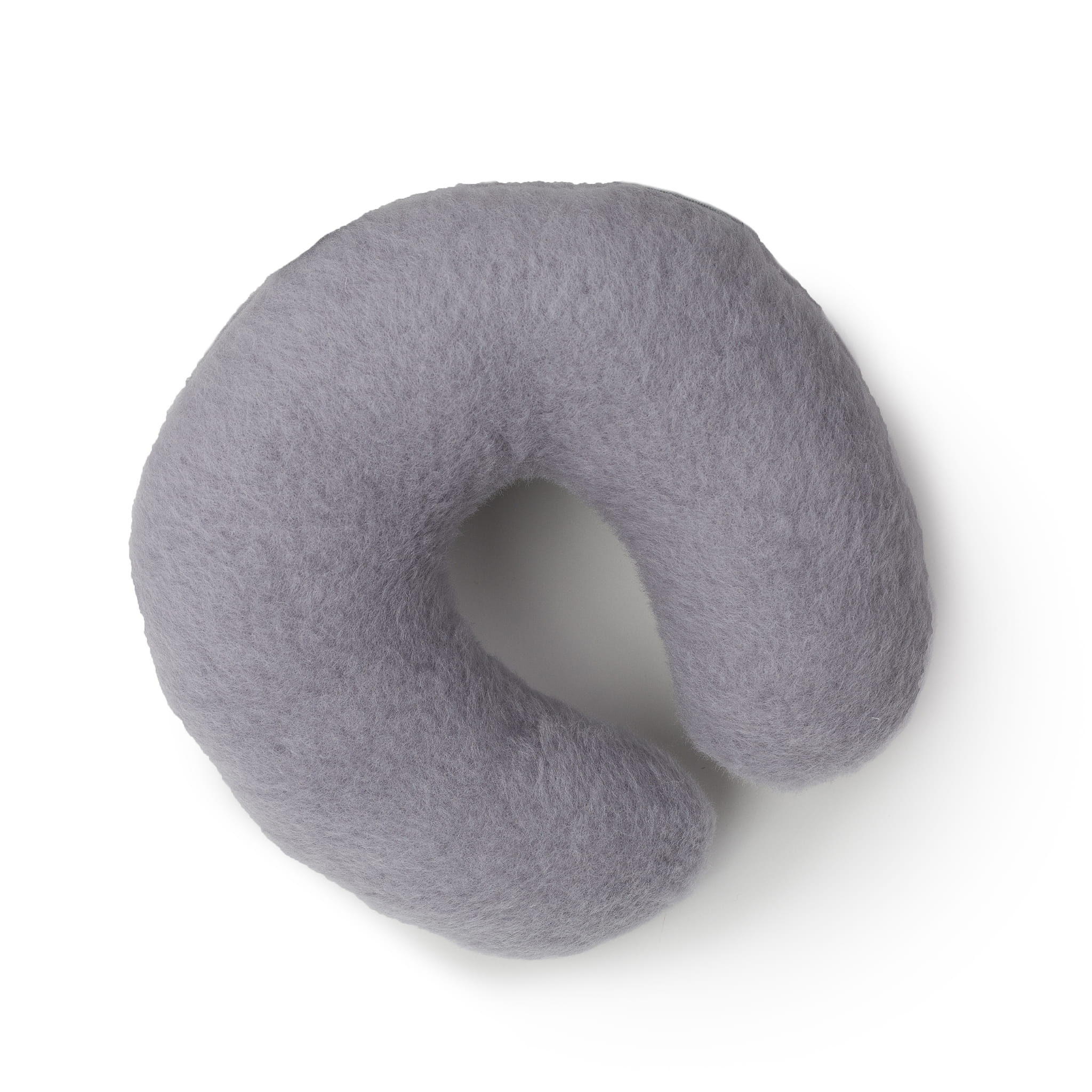 Rogal wełniany na szyję kaszmir silver / podkowa