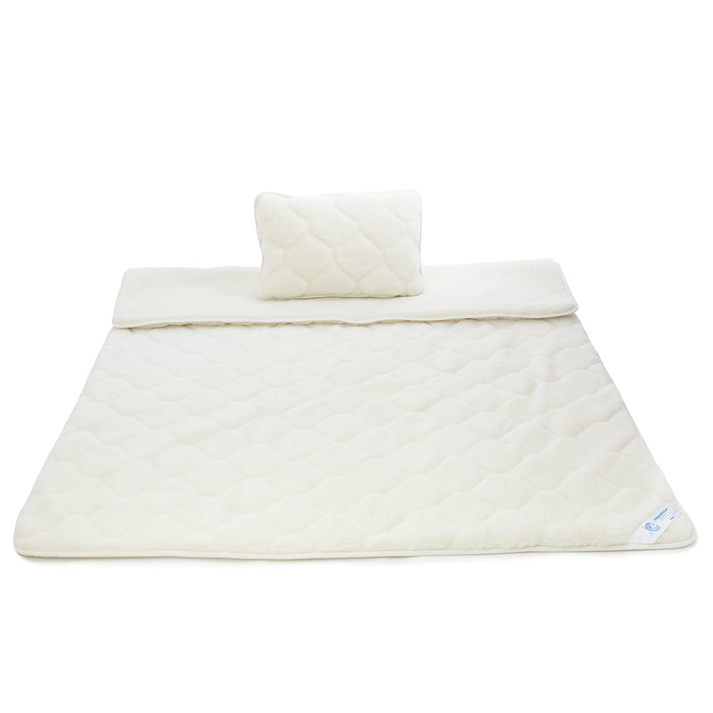 pościel wełniana kaszmir caro / kaszmir gładki (kołdra 140x200, poduszka 50x60)(+-5cm)