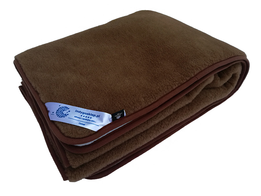 podkład wełniany (prześcieradło) camel ciemny 200x240 (+-5cm)