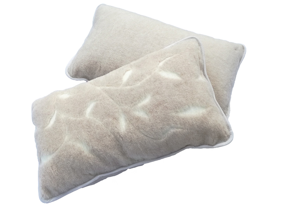 Poduszka wełniana camel jasny benjamin/camel jasny 40x60 (+-3cm)