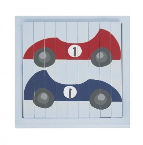 Kids Concept drewniane puzzle odwracane Niebieskie