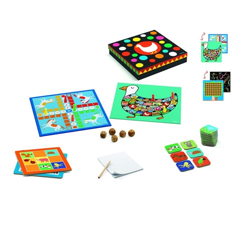 Djeco Zestaw 12 gier Classic box 4+