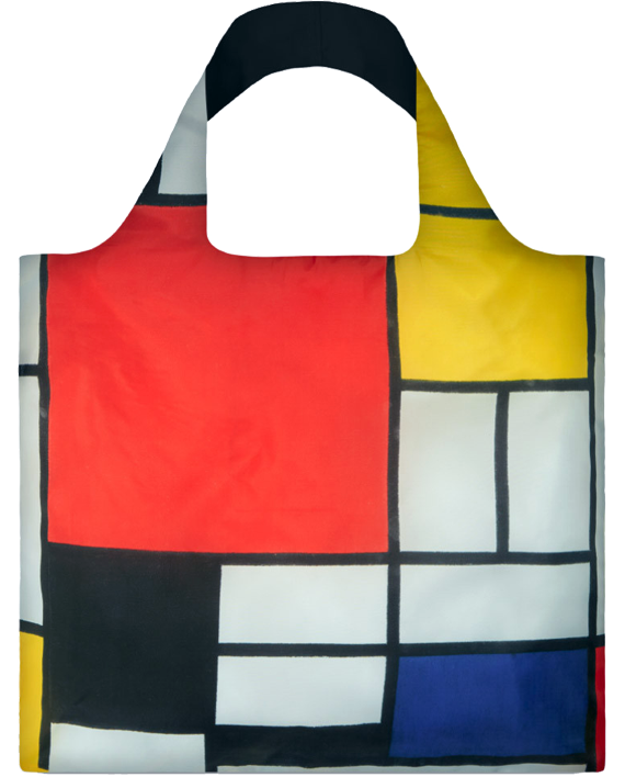 Torba. Piet Mondrian Composition with Red, Yellow, Blue and Black