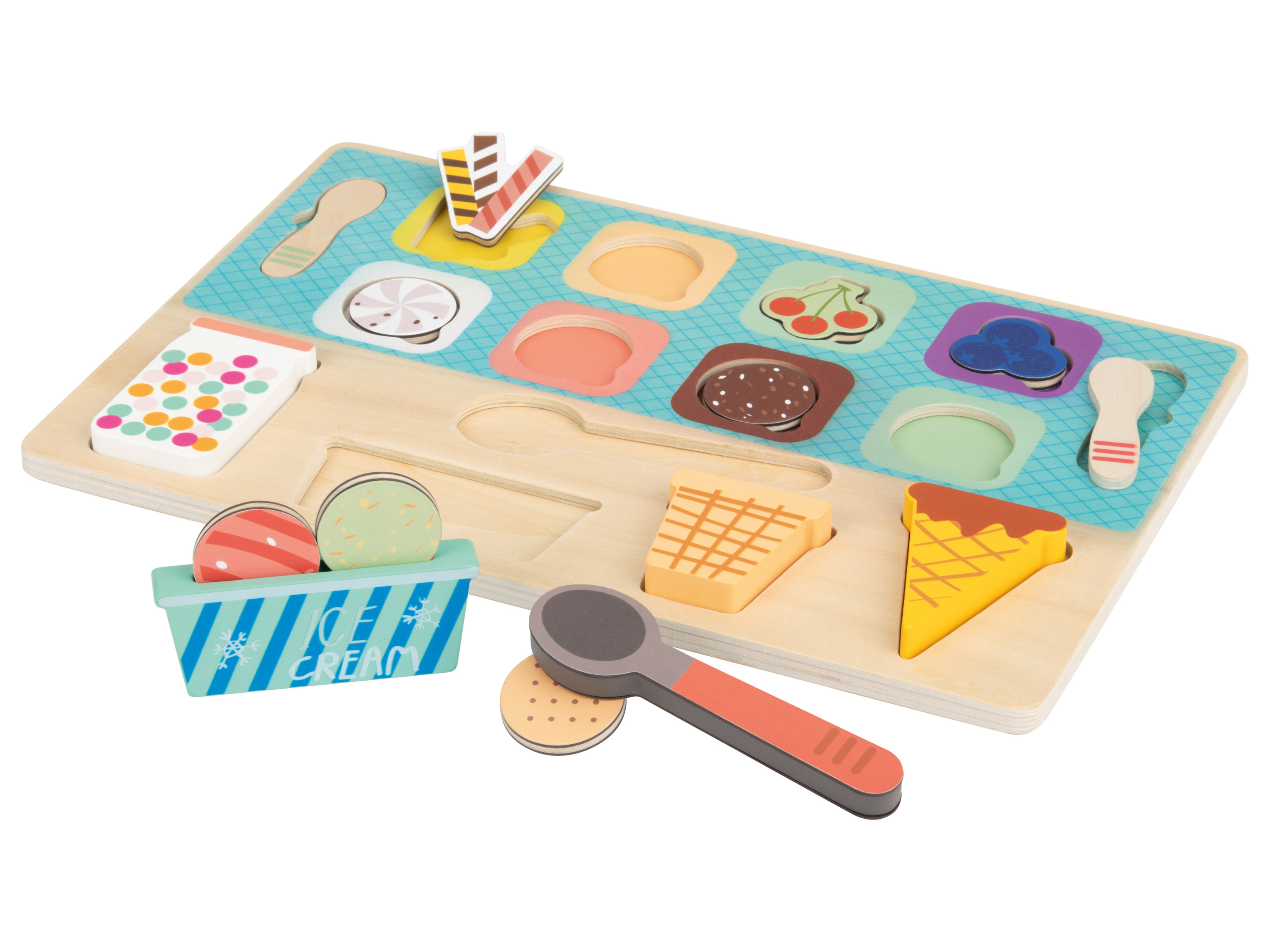 lupilu Układanka Zestaw do lodów