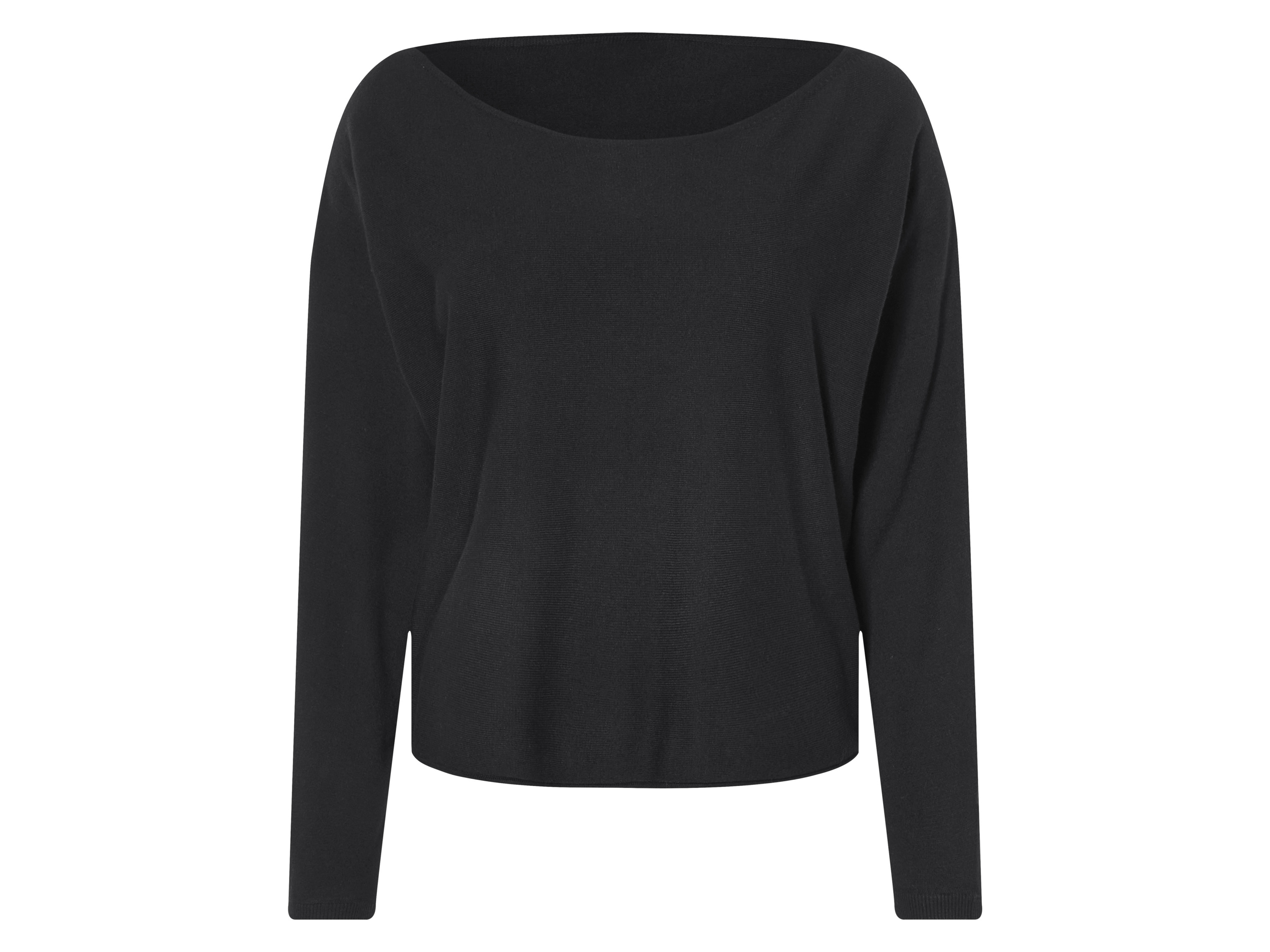 esmara Sweter damski z dzianiny Czarny, XL 48/50