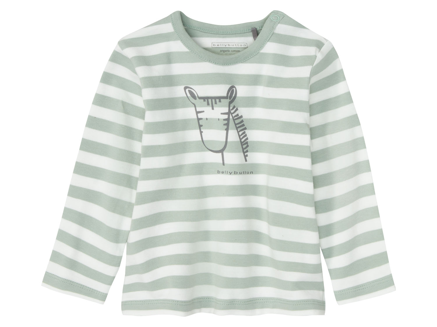 bellybutton Bluzka niemowlęca z biobawełny z długimi rękawami 74, Zielony