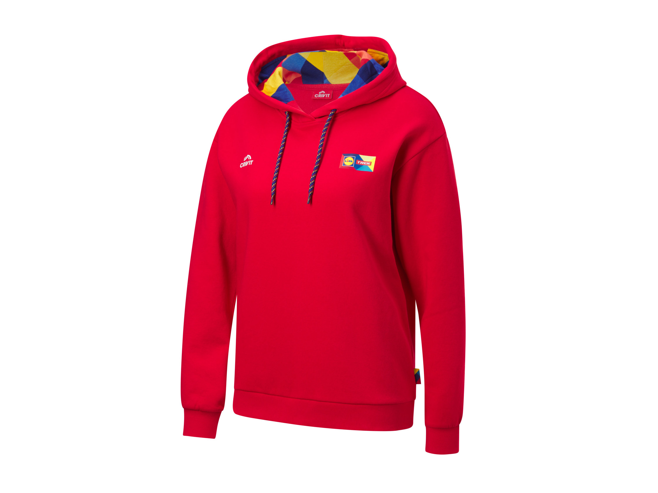 Crivit Bluza damska dresowa z kolekcji Lidl-Trek Czerwony, S36/38