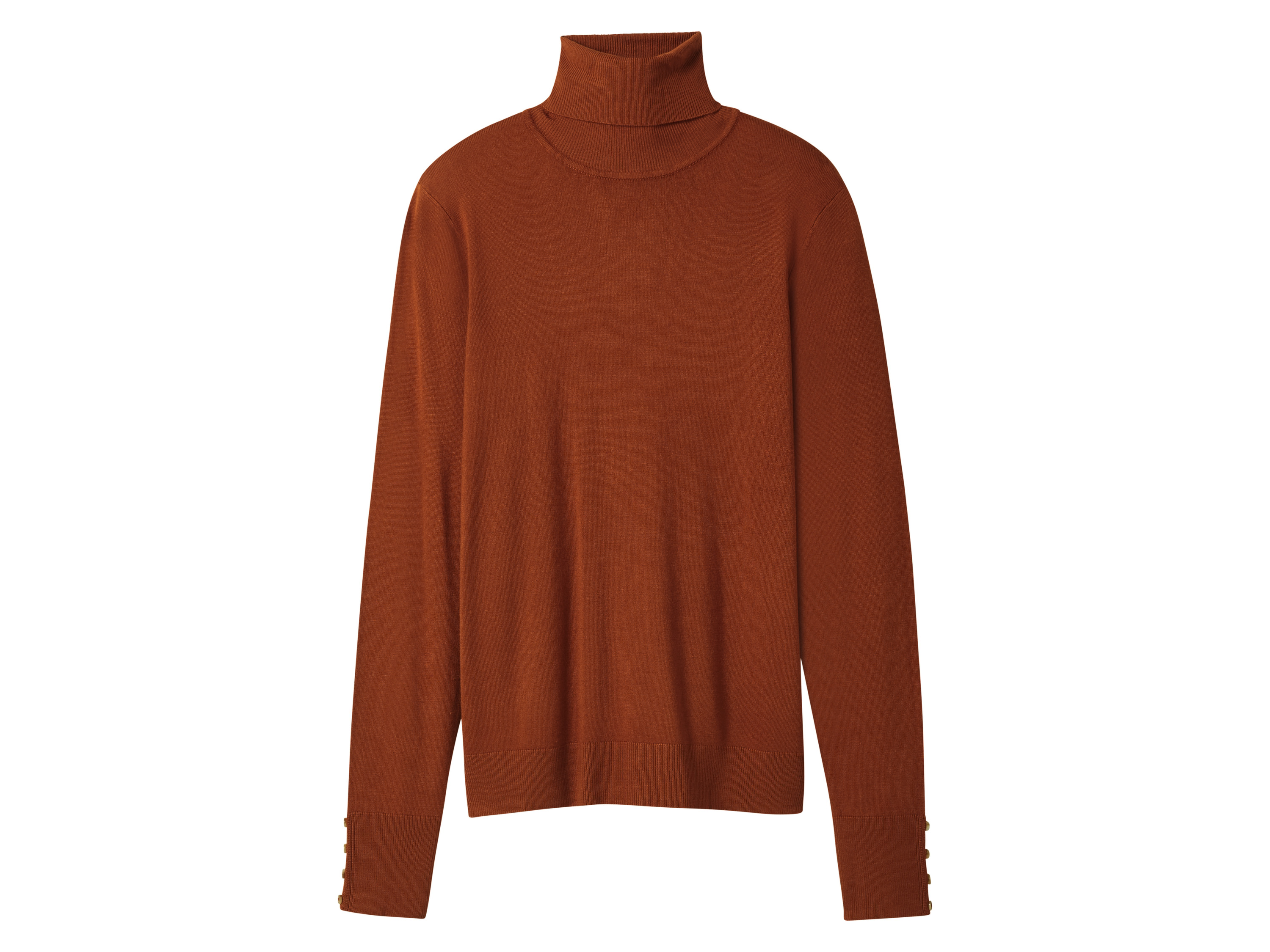 esmara Sweter damski dzianinowy Brązowy, S36/38