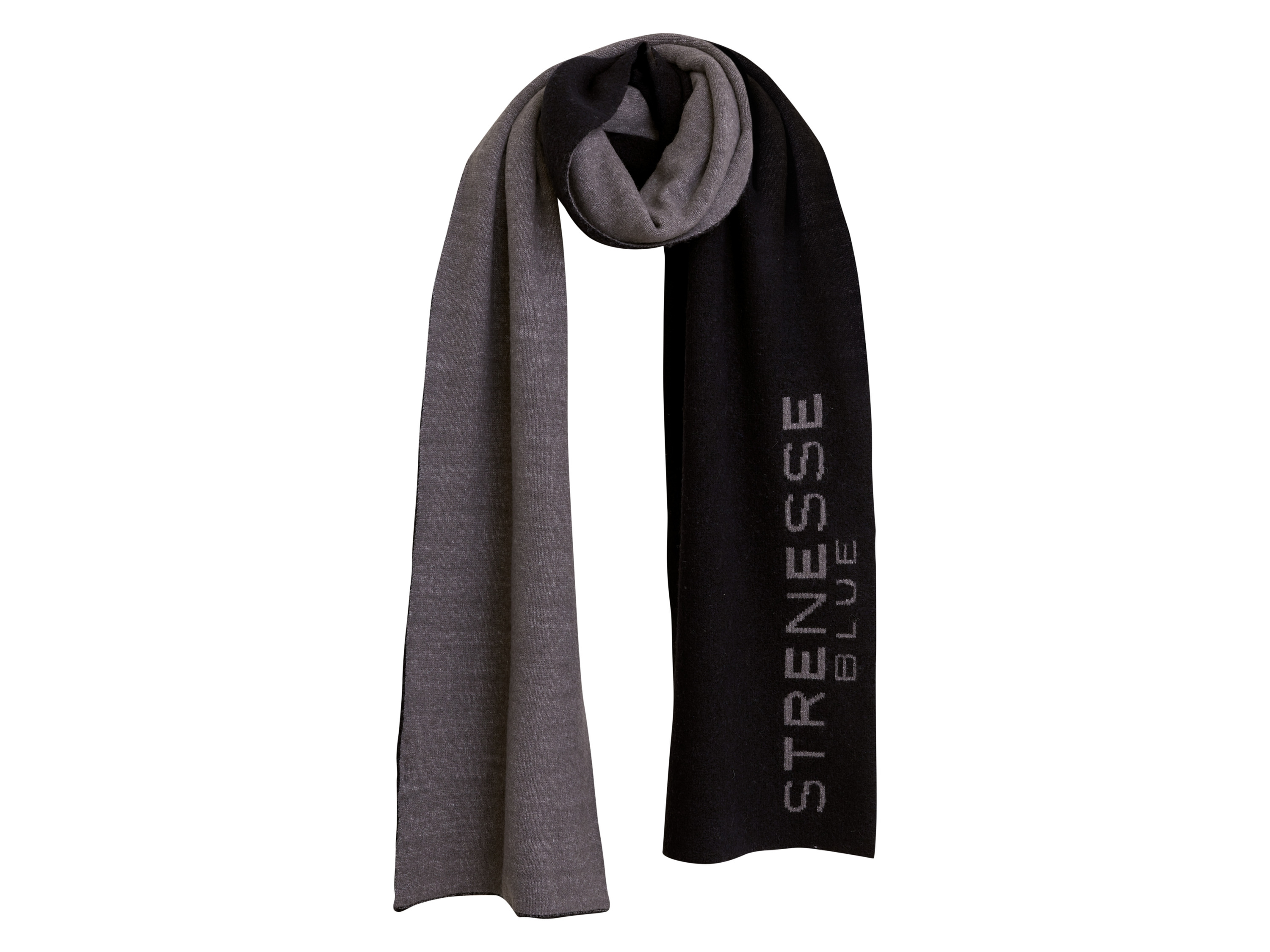 Strenesse Blue Szal damski lub męski Czarny/ szary, one size