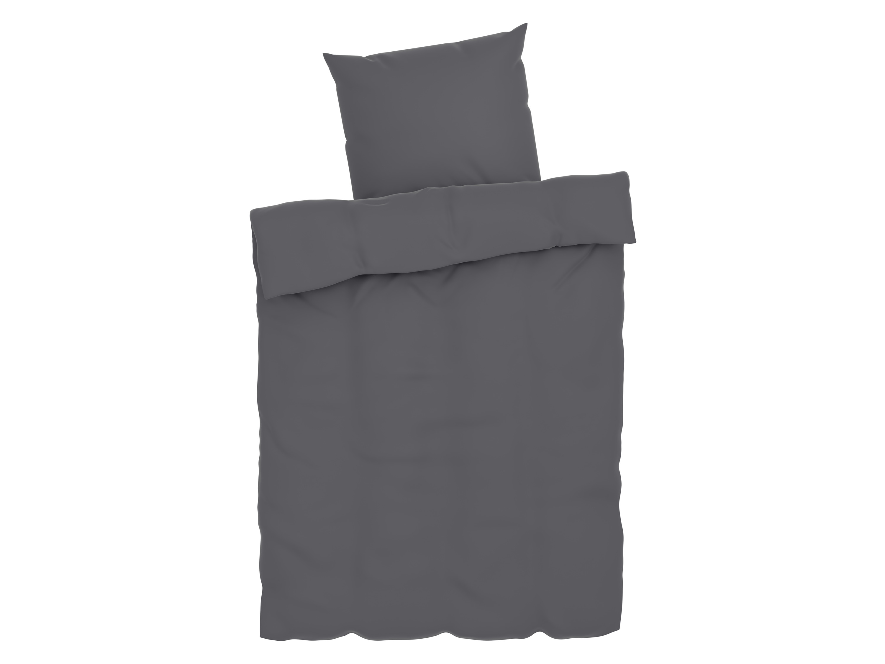 Livarno home Pościel z bawełny muślinowej, 140 x 200 cm Szary