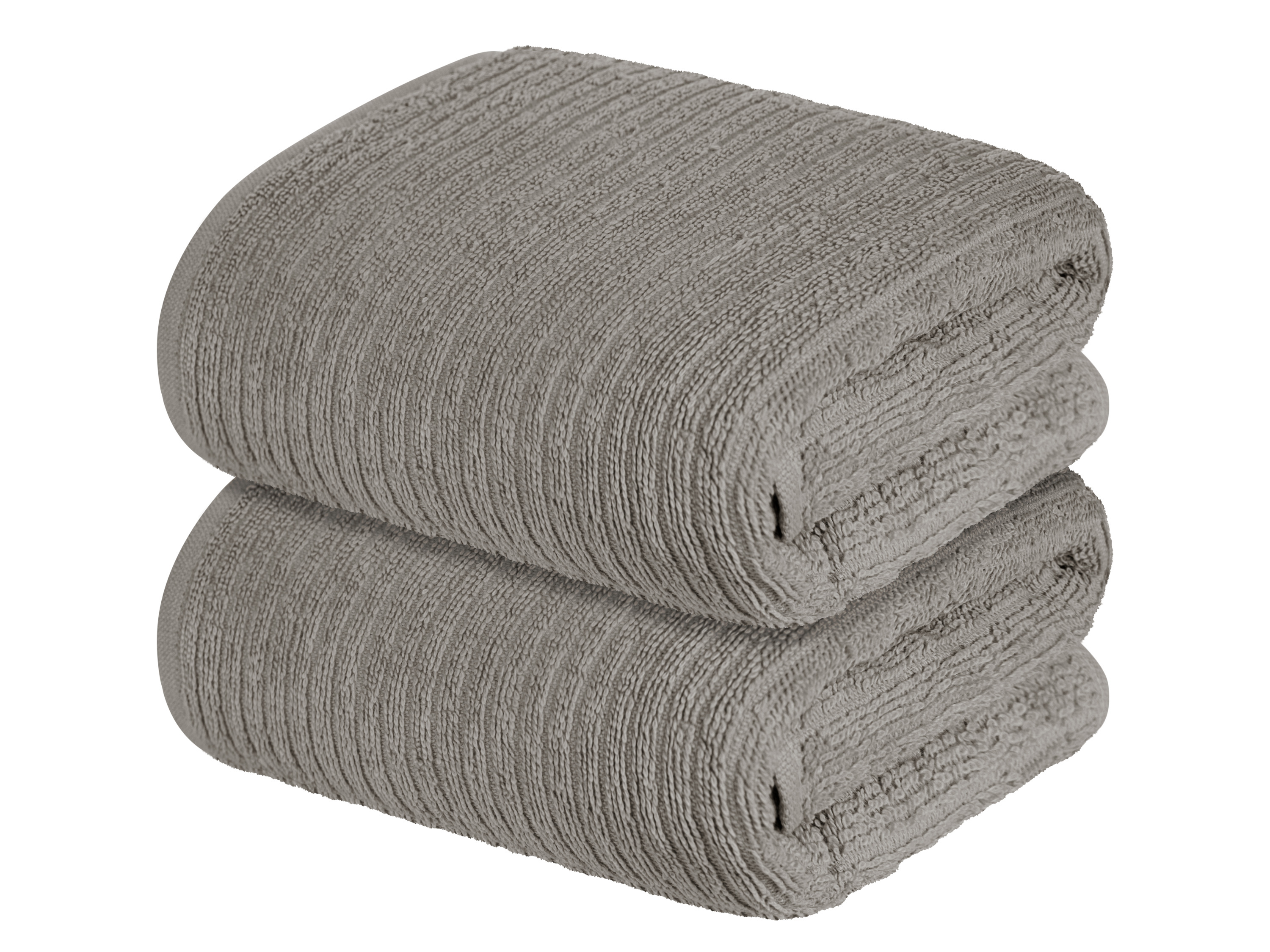 Livarno home Ręczniki frotte do rąk, 50 x 100 cm, 2 sztuki Jasnoszary