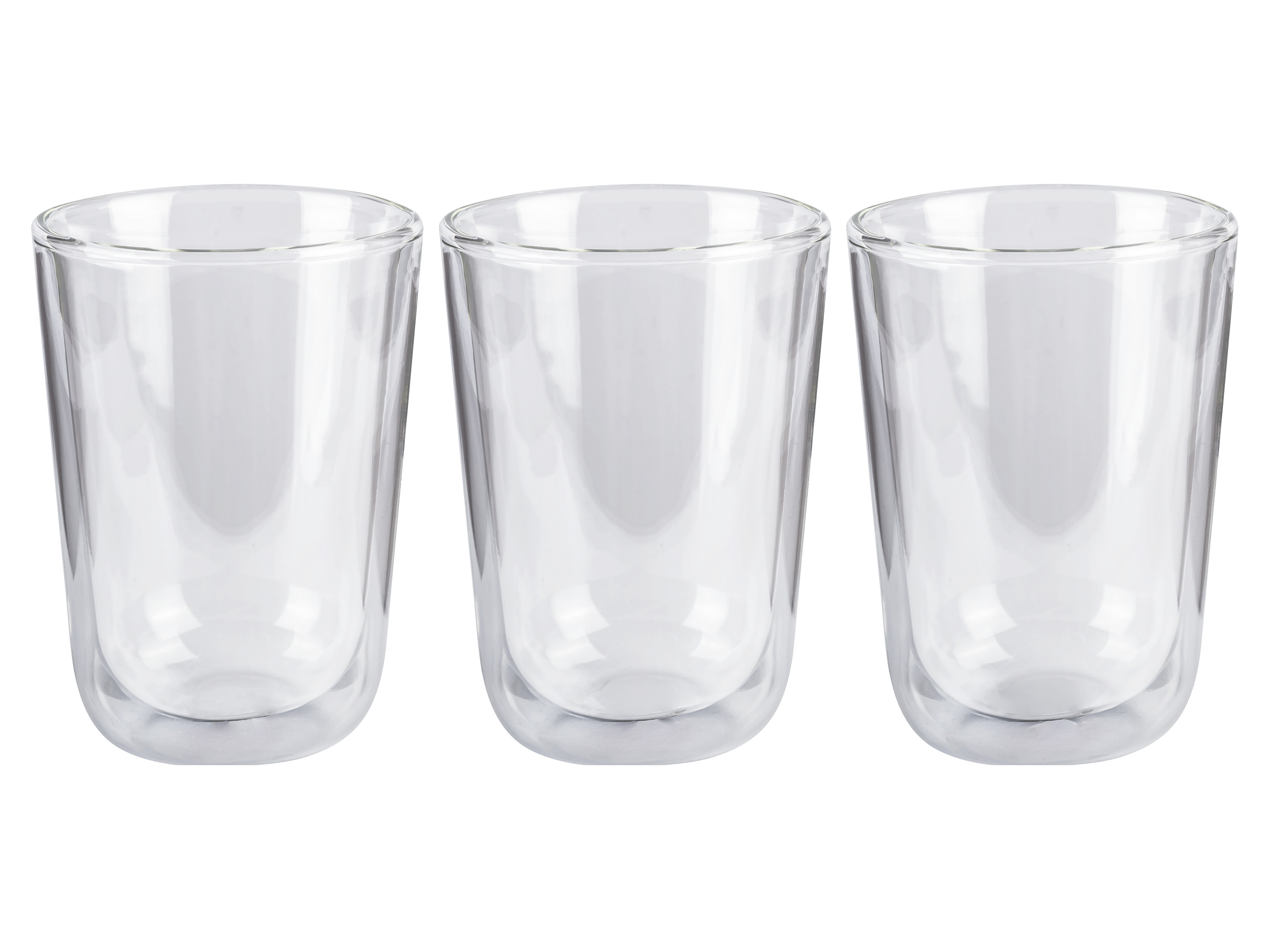 Livarno home Zestaw 2, 3 lub 4 szklanek termicznych Cappuccino, 3 sztuki