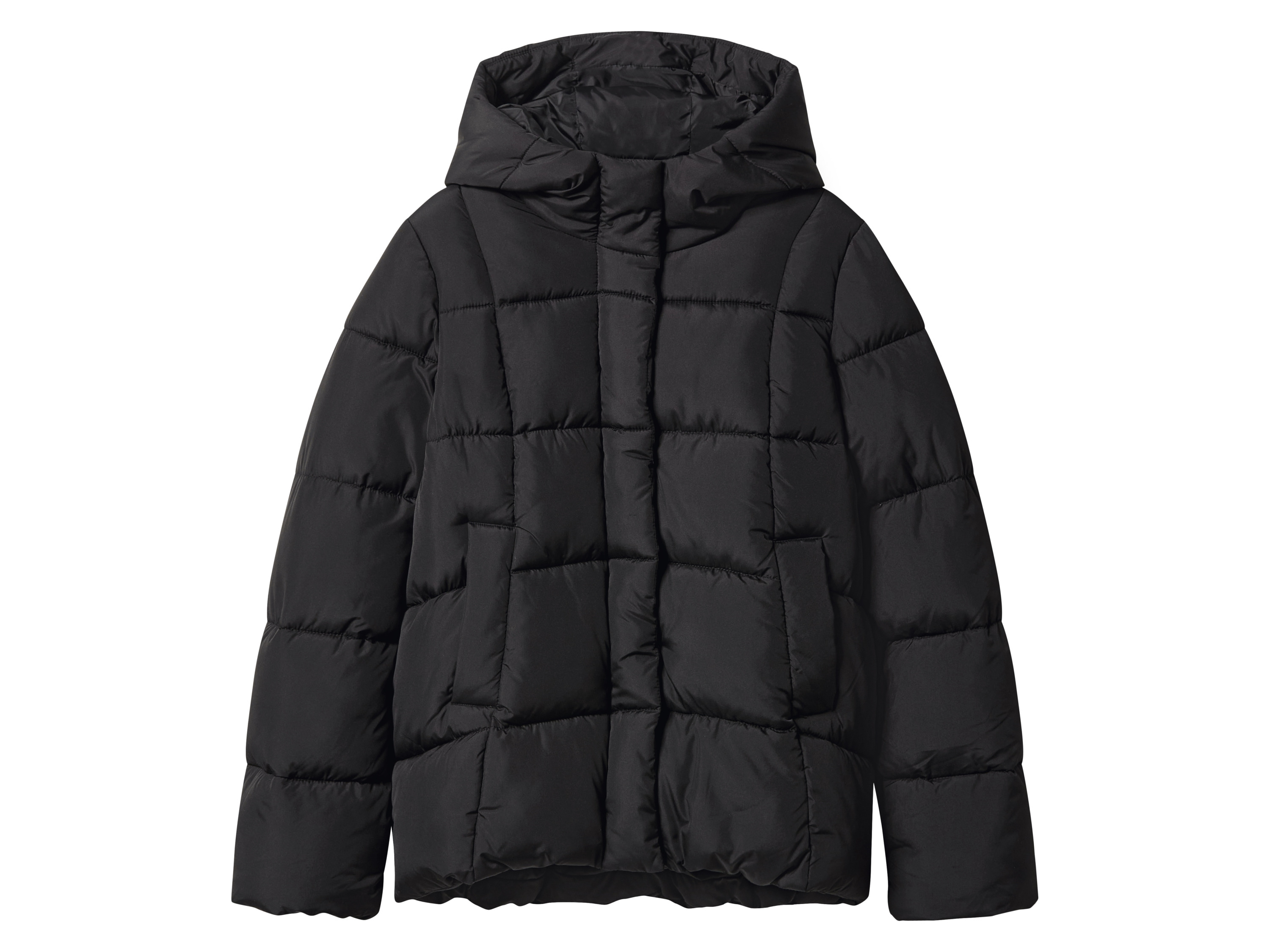 esmara Kurtka pikowana damska Czarny, XS 32/34